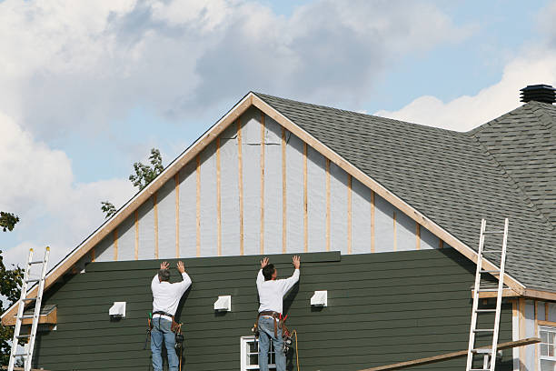Professional Vinyl Siding technician working in Brookville, PA